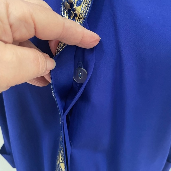 R & M Richard’s Royal Blue 2 Piece Outfit, Pants & Top. Size 8. Y2K - Picture 4 of 11